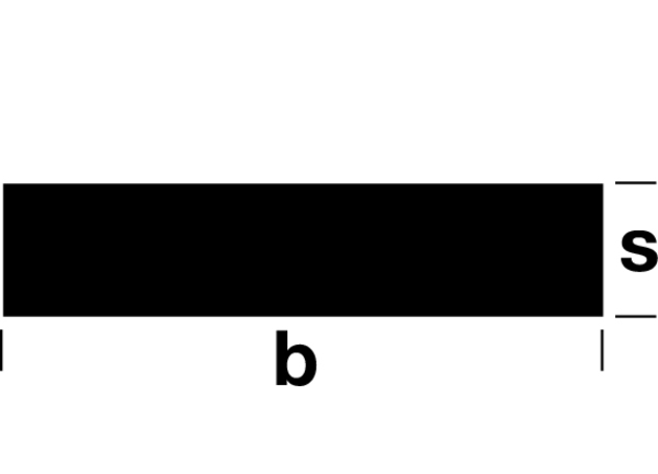 PA 25 x4 mořená 4m - Nerezová pásovina