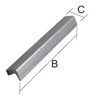 POR 0400V Chrom lesk 390mm