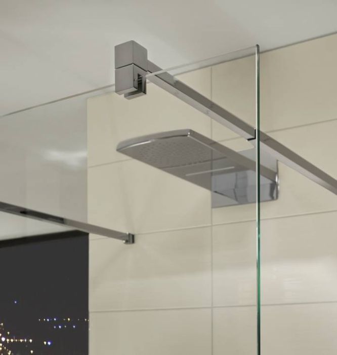 Stabilizační hranatá tyč Quadrat Row GG Chrom lesk