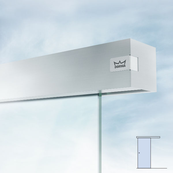 Muto 150 - kotvení na strop 3m Nerez matt (vzhled)