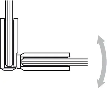 Pant Line GG 90° Černý grafit