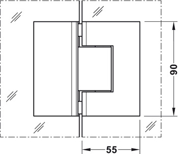 Pant Line GG 135° Černý grafit