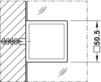 L-spojka Line GW Černý grafit
