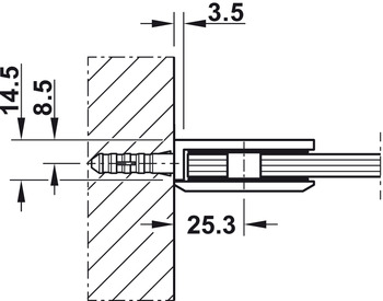 Spojka Line GW Černý grafit