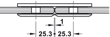 Spojka Line GG 180° Černý grafit