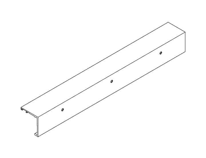 Muto 80 - kolejnice na stěnu 6m EV1
