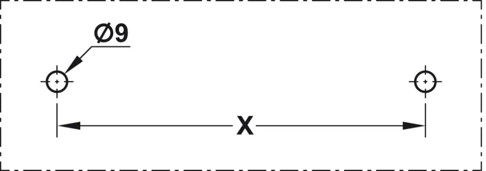 Shower HSQ 500 Chrom lesk