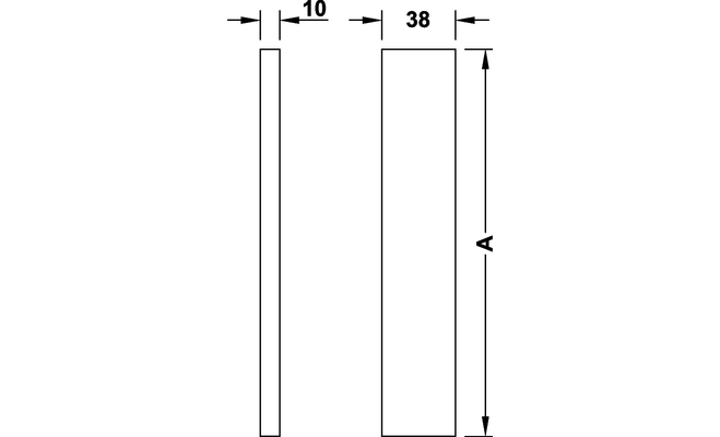 Úchyt Adhesive Conus Block 400 Černá matná