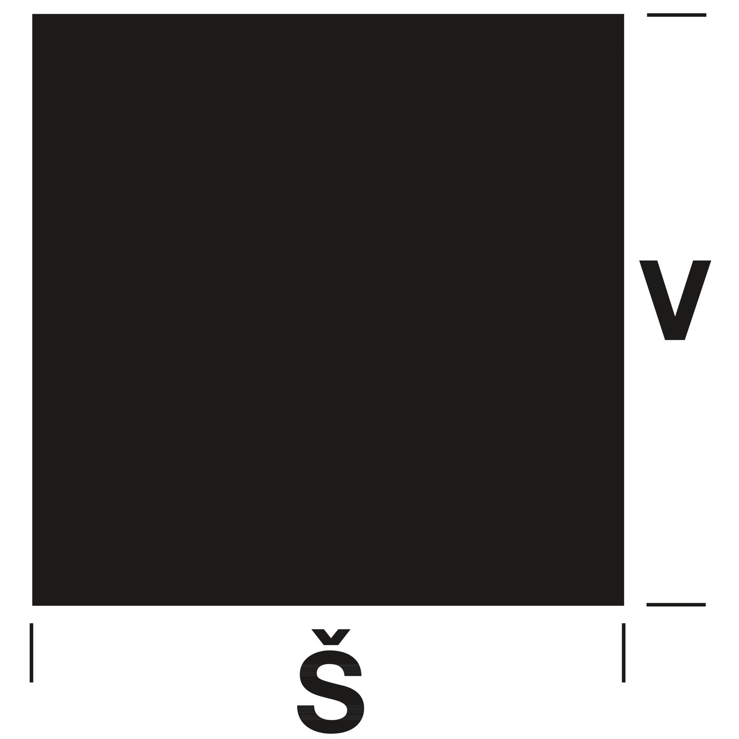 TQ 20x20 surová 3m F22 - Hliníková tyč