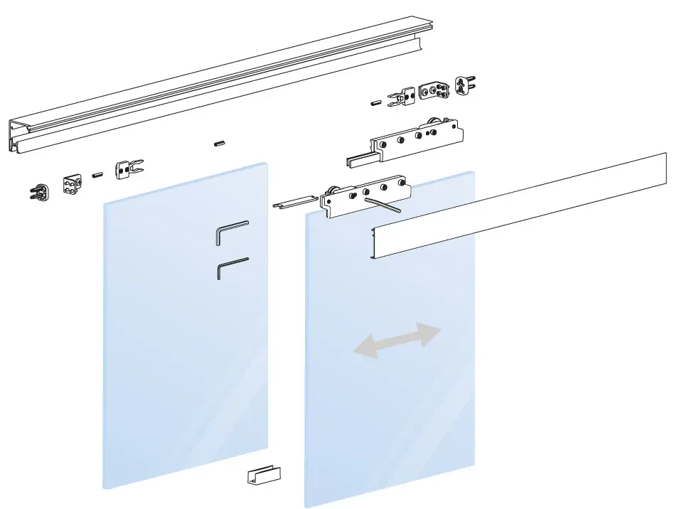 Agira Nika 2000mm Černá matná