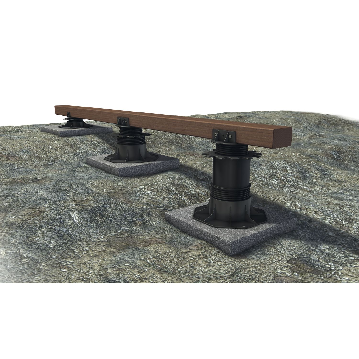 K&R terasový terč Standard s naklápěcí hlavicí, výškové nastavení 65-155mm