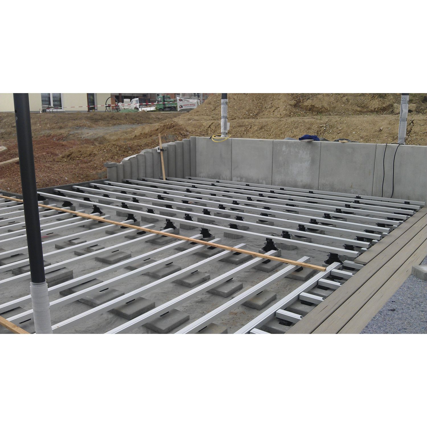 K&R terasový terč Standard s naklápěcí hlavicí, výškové nastavení 65-155mm