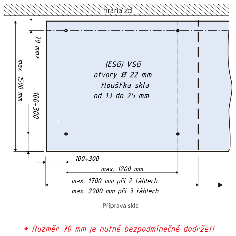 Terč  PM 60 táhlo-sklo RAL