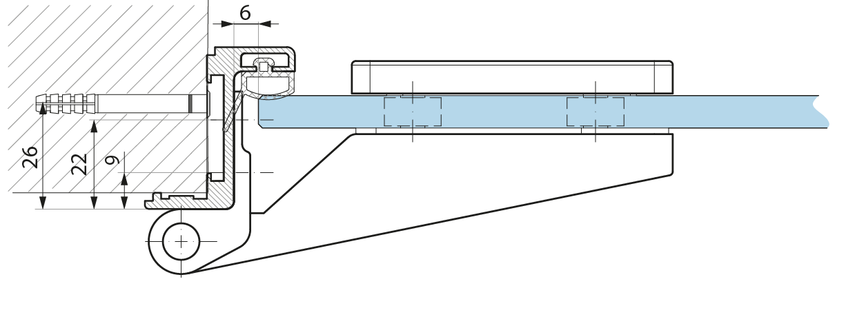 Hliníková zárubeň Frame-Z T228 Černá matná Pravá