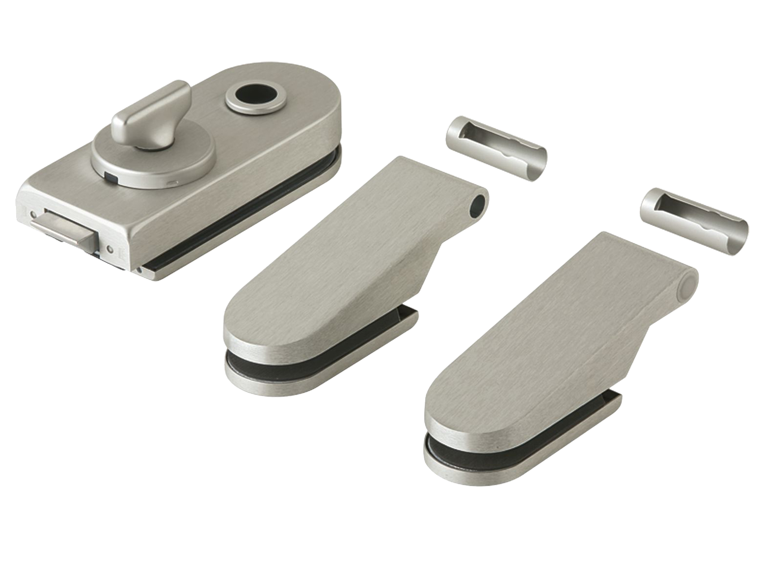 Sada Studio Rondo WC + 2 panty (8mm) Nerez matt (vzhled)