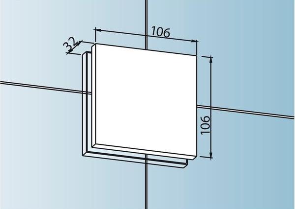 Dorma PT80 - spojka skel EV1