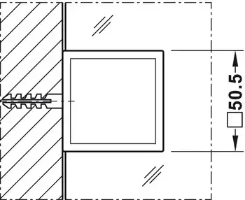 L-spojka Line GW Chrom lesk