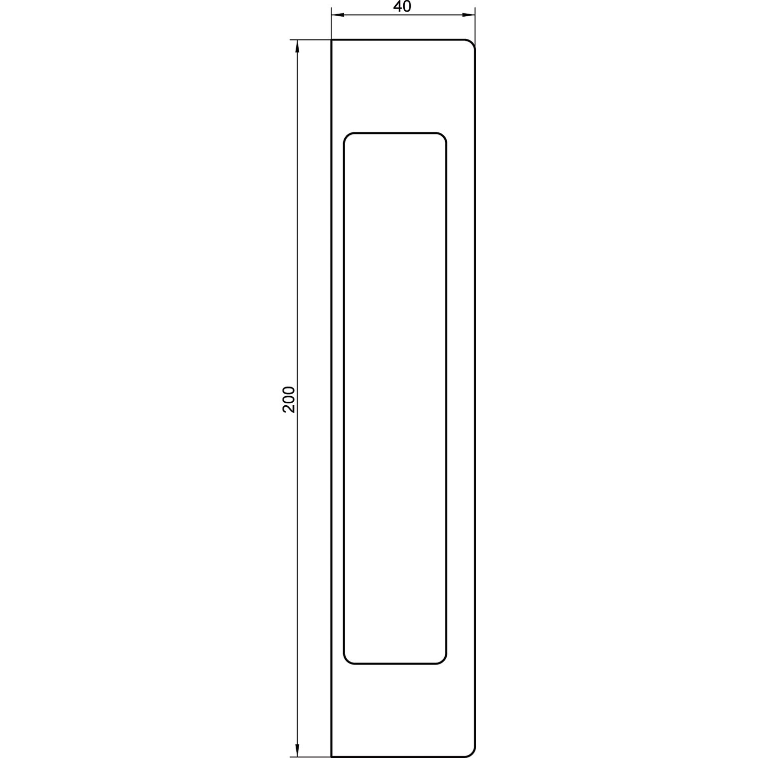 Simonwerk Tectus KCH 1700 Nerez matt (vzhled)