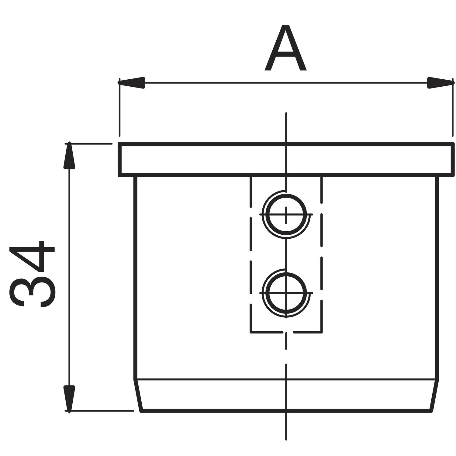 Koncovka pro kulaté madlo