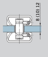 Madlo Arcos 350 Nerez mat