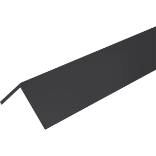 L 20x20 x2 elox Černá matná - Hliníkový L profil