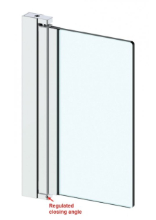 Hranatý lištový zvedací závěs 2100mm Chrom lesk