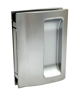 Mušle V-406 stříbrná matná