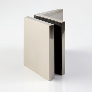 Gral BF 112 spojka sklo-zeď Nerez matt (vzhled)