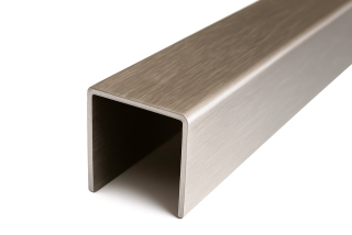 U 20x17x20 x1,5 broušený K240 - Nerezový U-profil