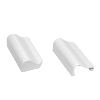 Koncovky pro přechodovou lištu ALU RAL bílá