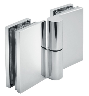 PM Etna zdvihací pant sklo-sklo Levý Chrom lesk