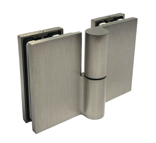 PM Etna zdvihací pant sklo-sklo Levý Nerez matt (vzhled)