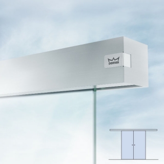 Muto 150 2-křídlé - kotvení na stěnu 3m EV1