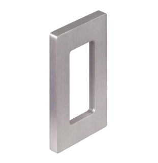 Hranatý úchyt DVX Square 200 Nerez matt (vzhled)