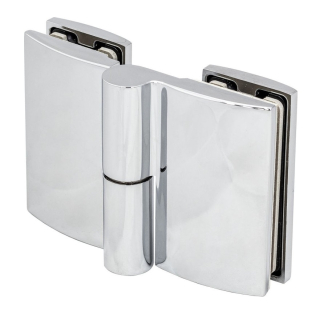 PM Etna V2 zdvihací pant sklo-sklo Levý Chrom lesk