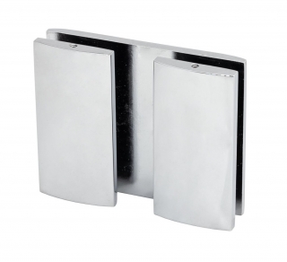 PM Etna V2 spojka sklo-sklo 180° Chrom lesk