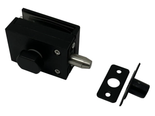 Zámek s motýlkem PM Černá matná