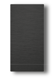 Záslepka 40x20 Černá matná