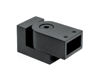 Spojka úhlová RC zeď-tyč Černá matná