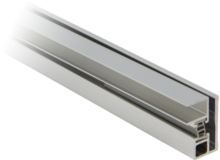 Lištové magnetické těsnění 90° 2300mm Nerez matt (vzhled)