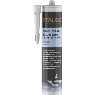 STALOC sanitární silikon 300ml transparentní