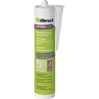Illbruck akrylový tmel exteriér LD705 20% 310ml, bílá