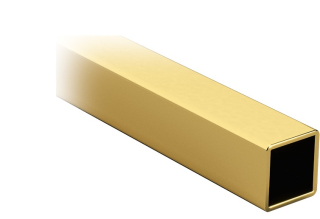 Zavětrovací tyč 1000mm Zlatá lesk