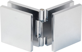 PM TGAC704 stavitelná spojka sklo-sklo Chrom lesk