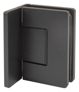 M801-OS pant sklo-zeď jednostranné kotvení Černá matná