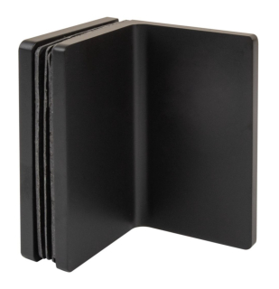 M80C90 spojka sklo-zeď Černá matná