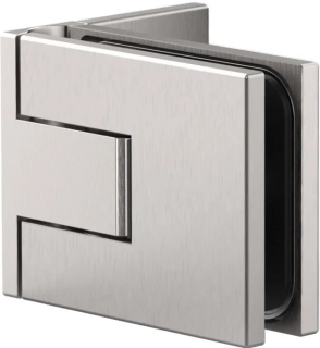 Juna® pant sklo-zeď jednostranné kotvení Nerez matt (vzhled)