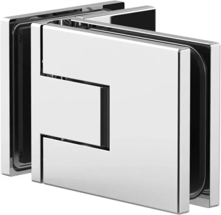 Juna® pant sklo-sklo 90° Chrom lesk