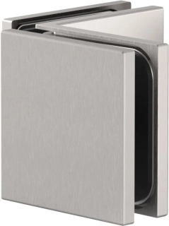 Juna® spojka sklo-sklo 90° Nerez matt (vzhled)