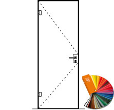 Hliníková zárubeň Frame-Z T228 RAL Levá